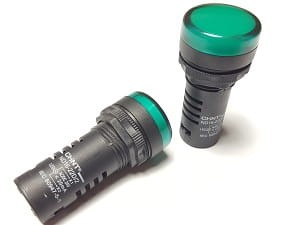 Zielony sygnał świetlny 24V