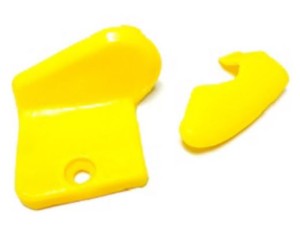 Plastikowe osłony na stopkę montażową (z automatycznym palcem)