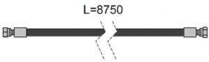 Wąż hydrauliczny XL L8750 (21)
