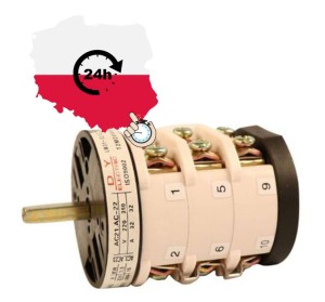 Obrotowy przełącznik 32A (1 biegowa)