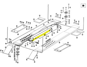 Siłownik hydrauliczny (75mm) (4.55A, Four Lift 50HA)