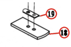Prowadnica szczękowa (bez uchwytu cylindra) M72, M52