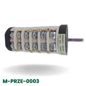 Obrotowy przełącznik - biały (2 biegi) 